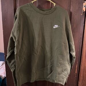 Nike Men's Green Sweatshirt